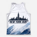 Empire Brushstroke Skyline New York Running Tank Top