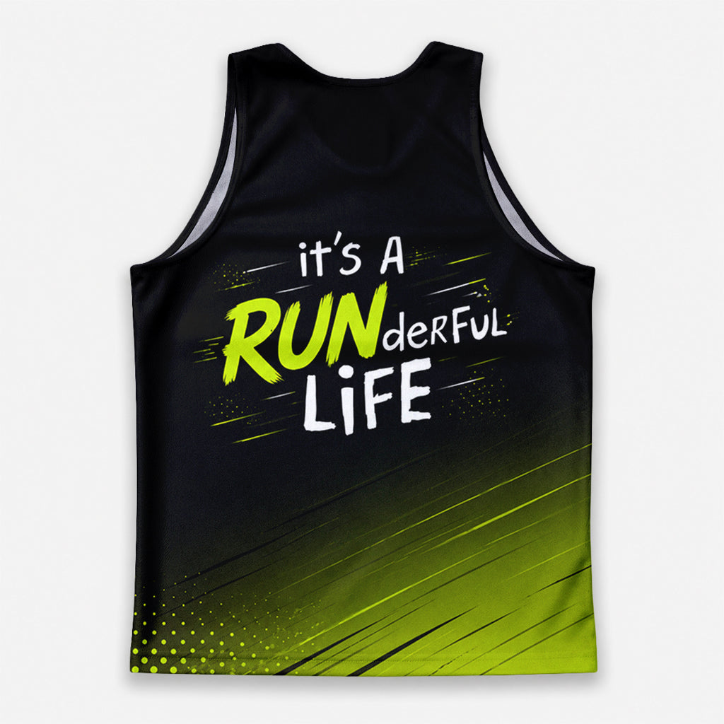 Funny Running Tank Top _ Runderful Tech Running Singlet
