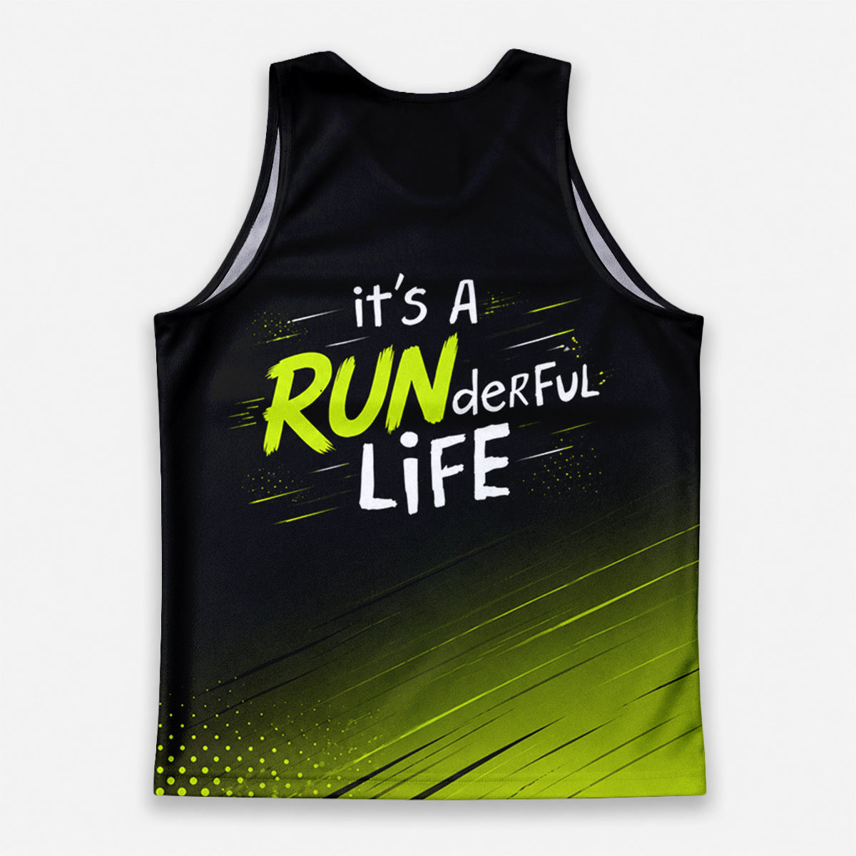 Funny Running Tank Top _ Runderful Tech Running Singlet