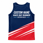 Custom Name Miles Honolulu Race Day Running Tank Top