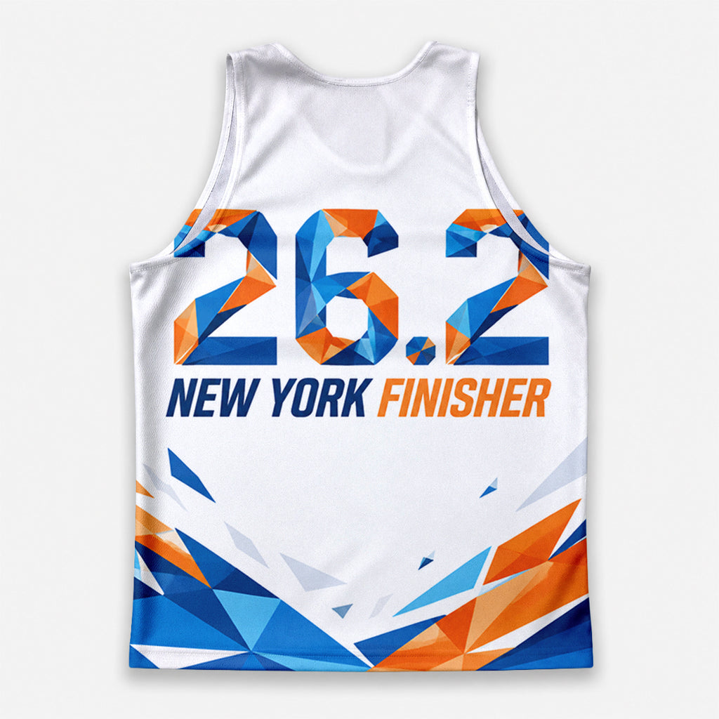 Abstract Geometric City The NYC Race Day Running Tank Top
