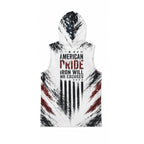 Iron Will No Excuses Men's Workout Hooded Tank Top