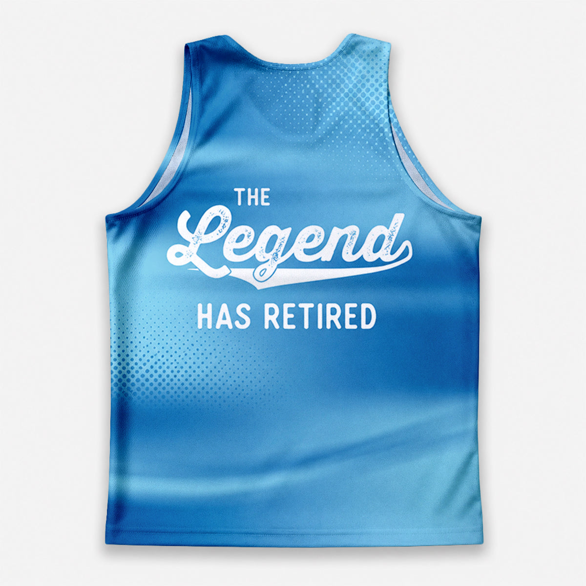 Retirement Running Tank Top The Legend Has Retired Running Singlet for Men and Women