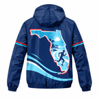 Custom Name Florida Freedom Miles Florida Running Windbreaker Jacket