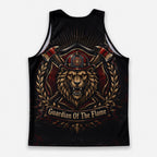 Men's Running Tank Top Firefighter Guardian Of The Flame Running Singlet V2