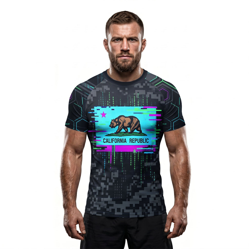California Combat Code BJJ Rash Guard