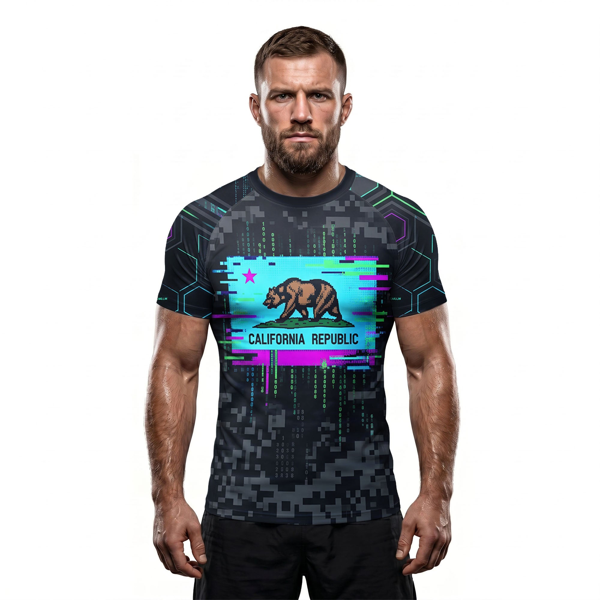 California Combat Code BJJ Rash Guard