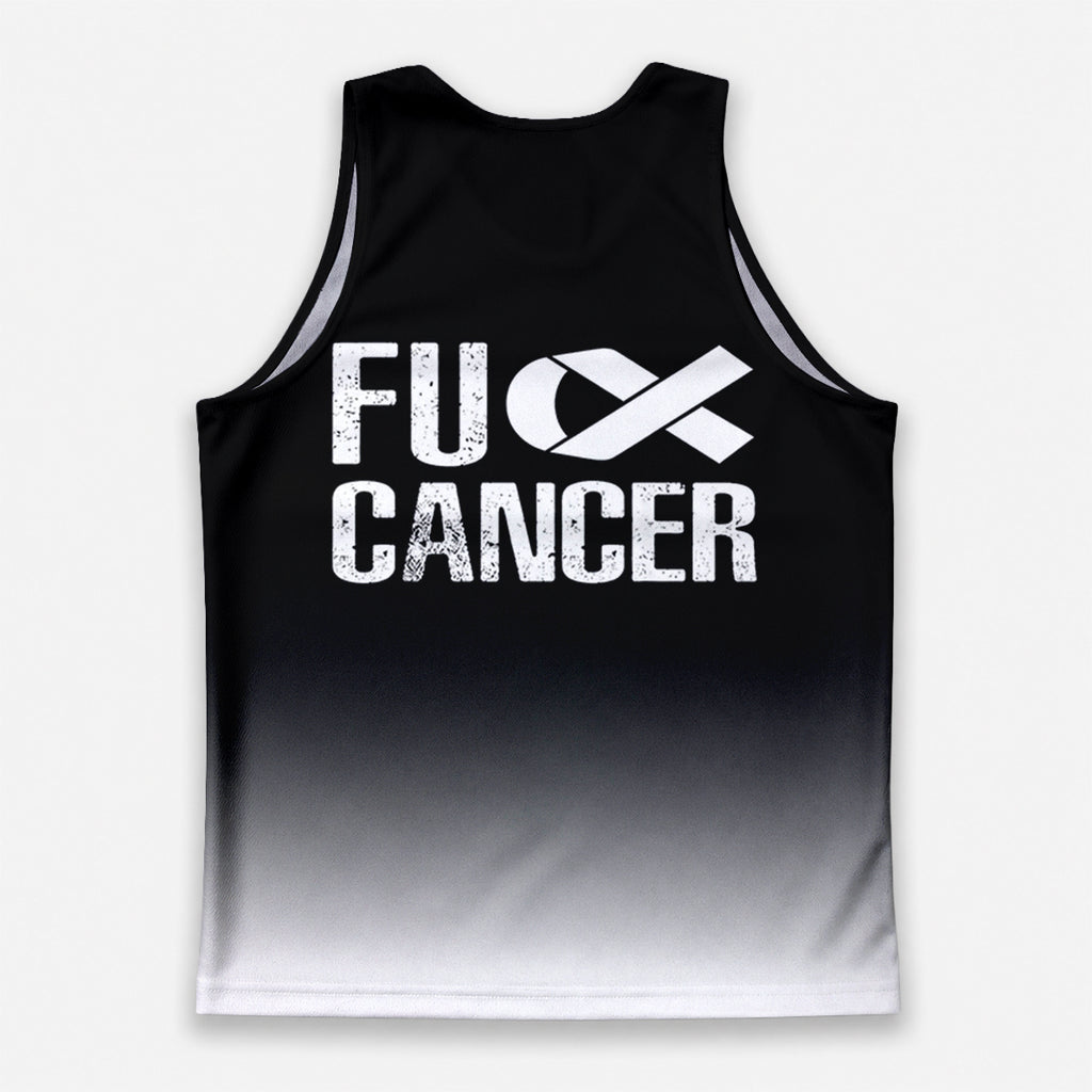 Cancer Fighter Running Tank Top FU Cancer Running Singlet for Men and Women
