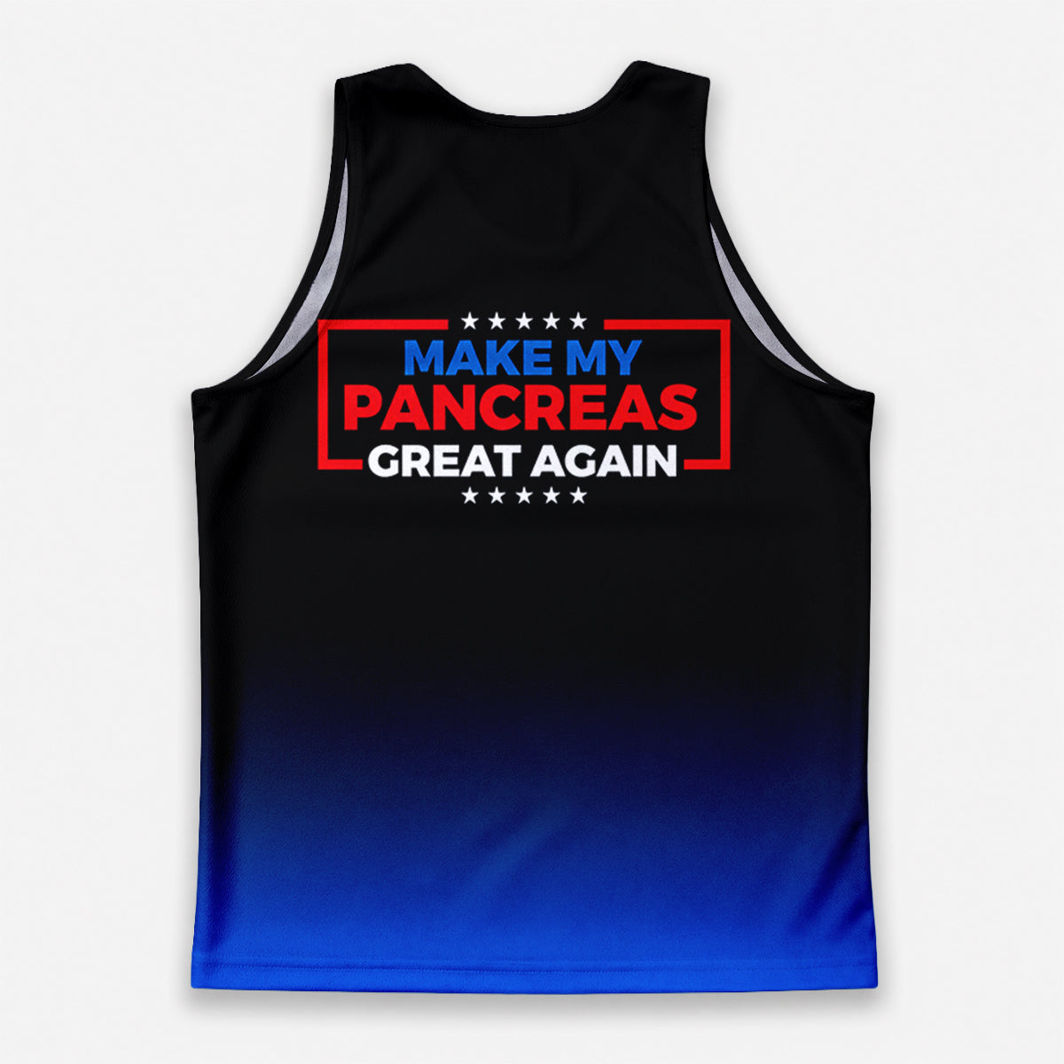 Diabetes Fighter Running Tank Top My Pancreas Great Again Running Singlet for Men and Women