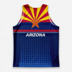 Patriotic Tech Running Tank Top - Arizona State Pride Running Singlet