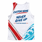 Custom Name Miles Hachimaki Running Spirit Running Tank Top