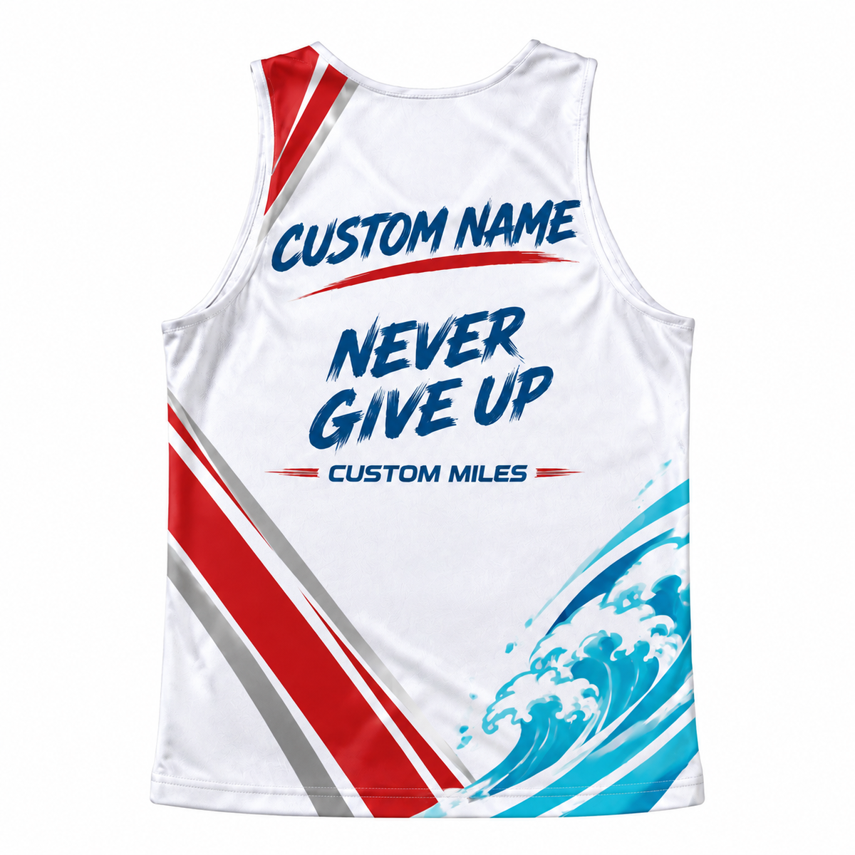 Custom Name Miles Hachimaki Running Spirit Running Tank Top