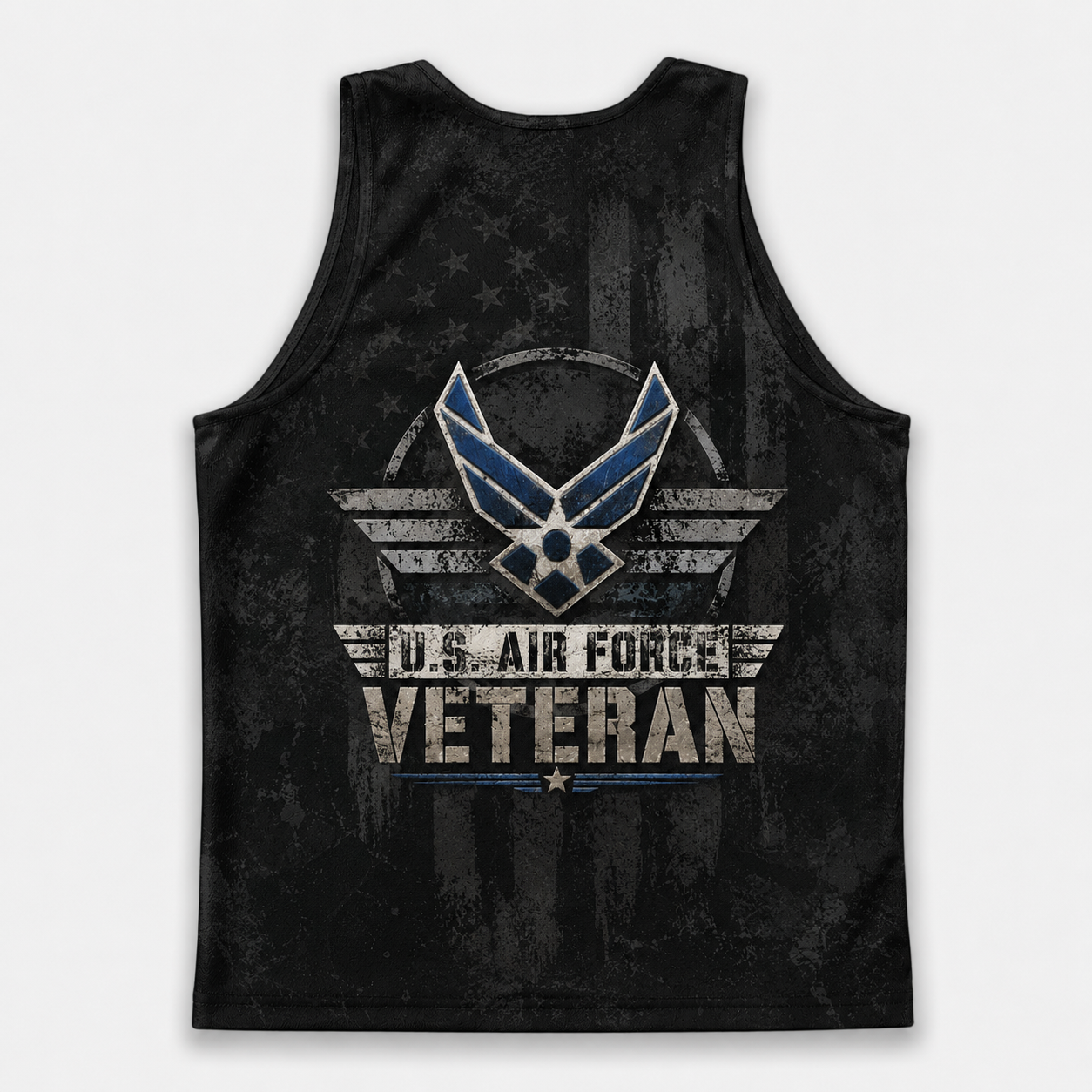 Veteran Running Tank Top - US Air Force Veteran V5 Tech Singlet