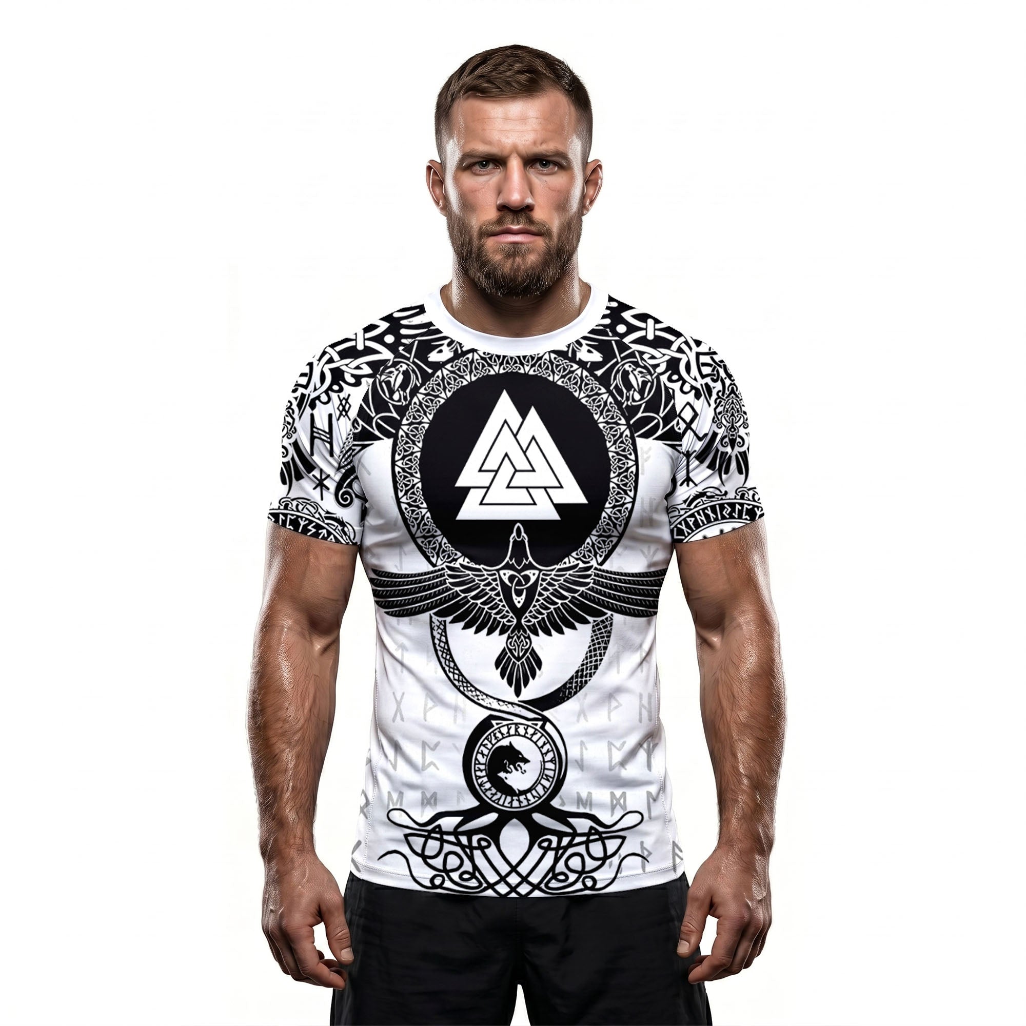 Viking Crow BJJ Rash Guard