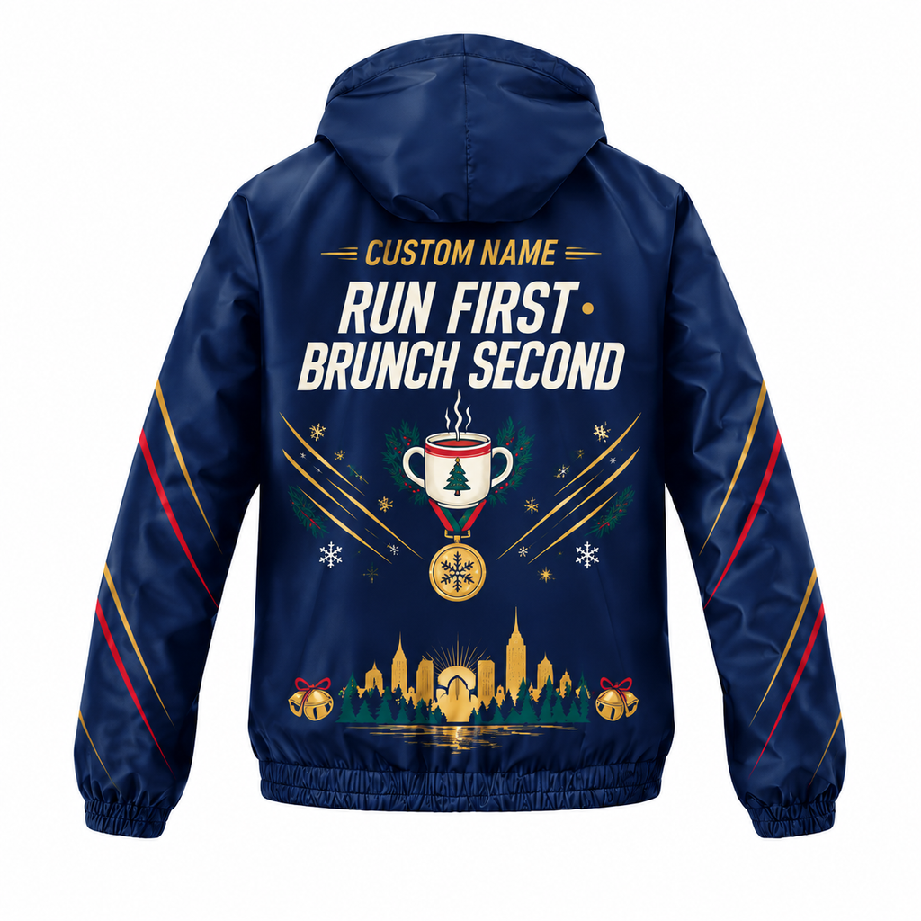 Custom Name Bells Before Breakfast Running Windbreaker Jacket