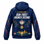 Custom Name Bells Before Breakfast Running Windbreaker Jacket