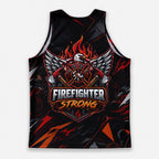 Men's Running Tank Top Firefighter Strong Eagle Running Singlet V2