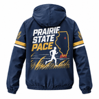 Custom Name Prairie State Pace Illinois Running Windbreaker Jacket