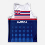 Patriotic Tech Running Tank Top - Hawaii State Pride Running Singlet