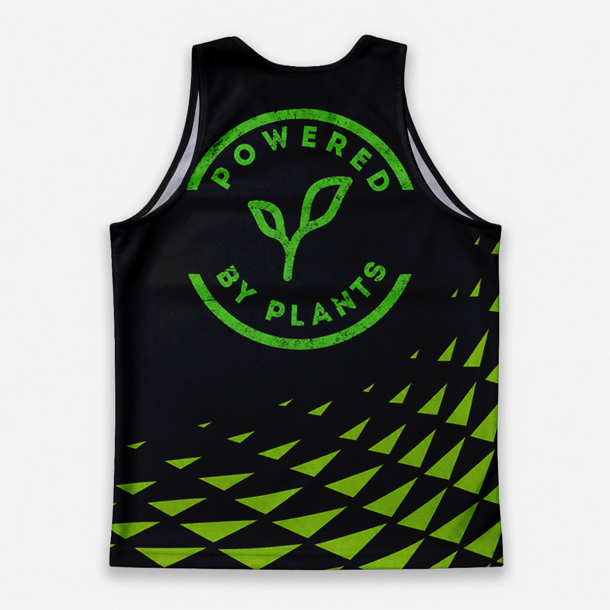 Vegan Running Tank Top Powered by Plants Running Singlet for Men and Women
