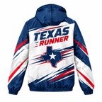 Custom Name Lone Star Runner Running Windbreaker Jacket