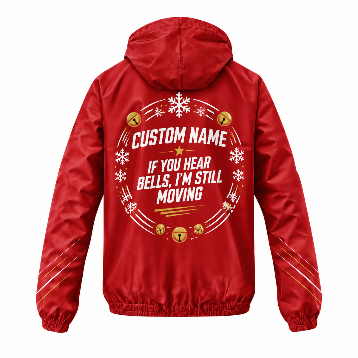 Custom Name Jingle Pace Crew Running Windbreaker Jacket