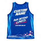 Custom Name Miles Sakura Speed Racing Running Tank Top