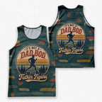 Funny Dad Running Tank Top It's Not A Dad Bod Tech Singlet V2