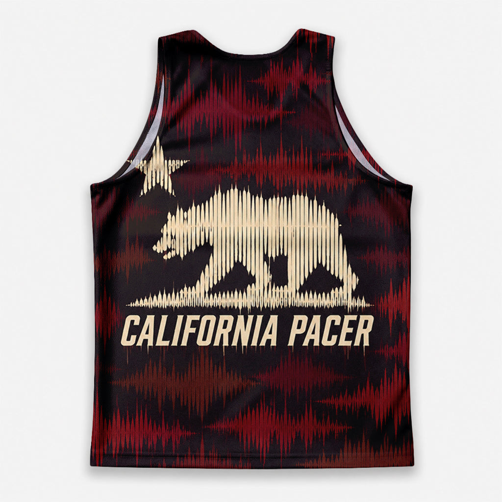 Echo Bear Republic California State Running Tank Top