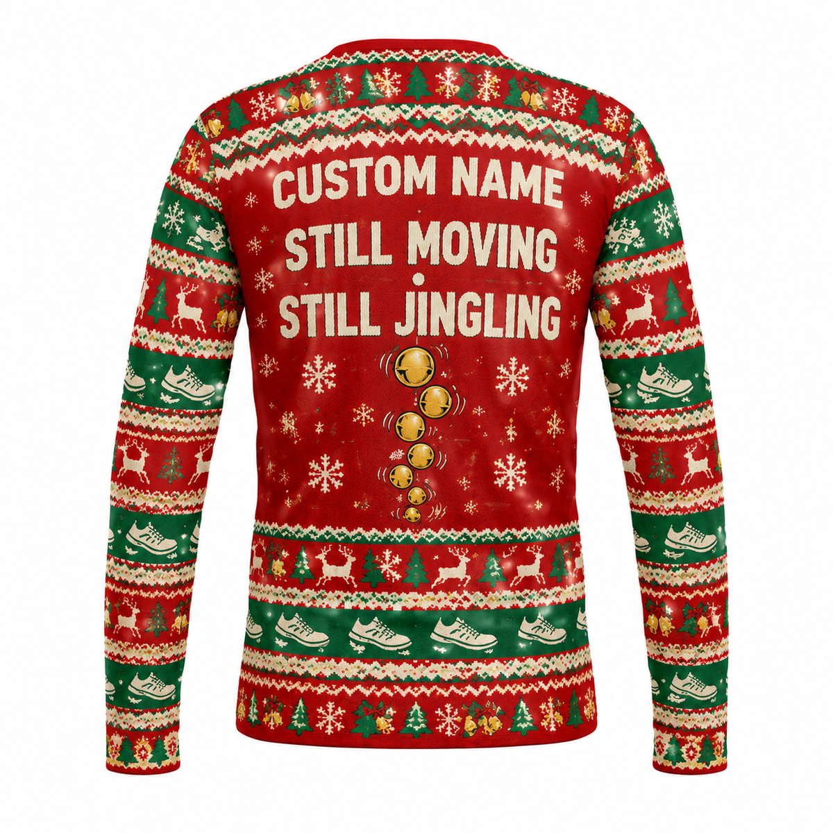 Custom Name Jingle Till You Wobble Running Long Sleeve Shirt