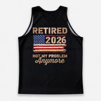 Retirement Running Tank Top Retired 2026 Running Singlet for Men and Women