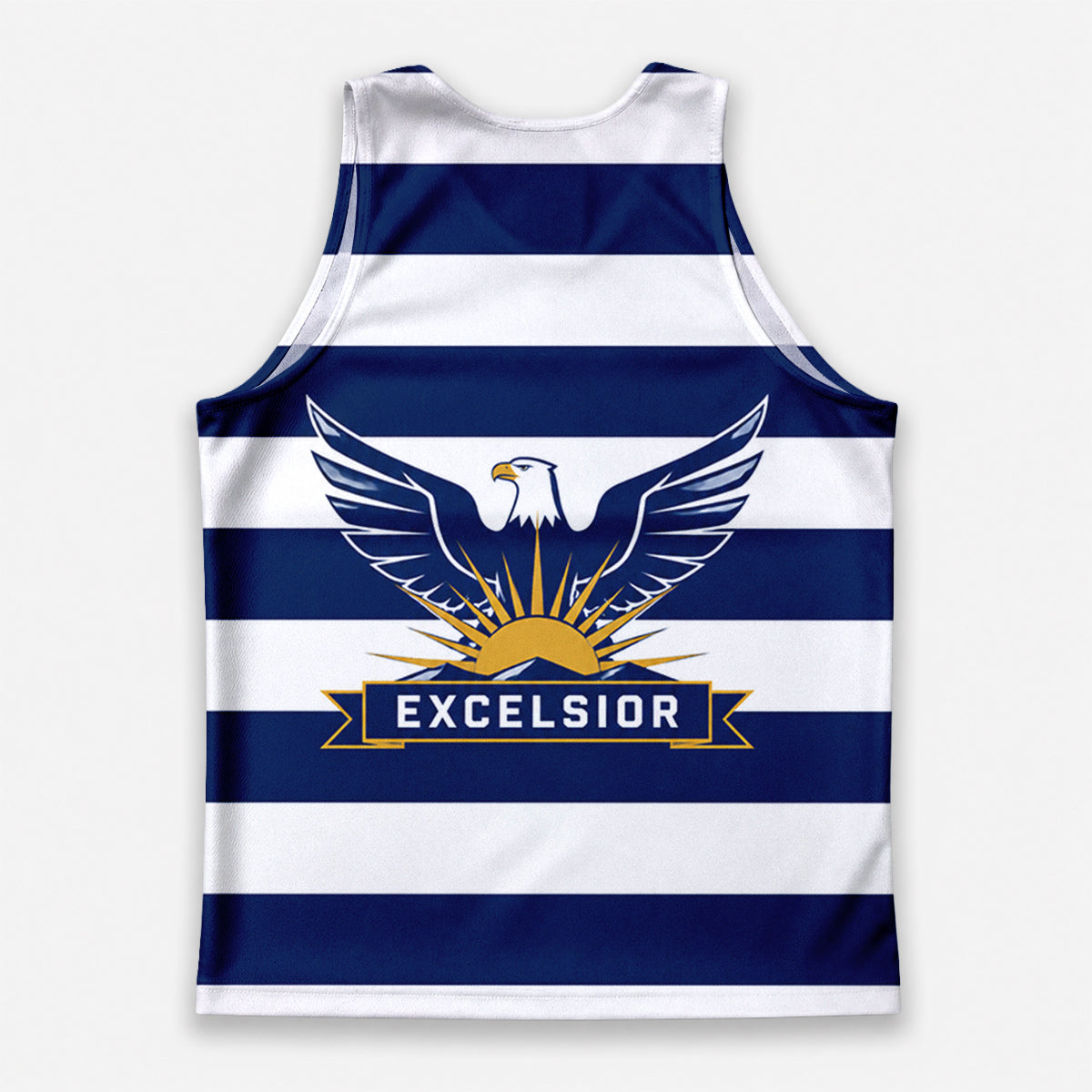 Excelsior Graphic Stripes New York Running Tank Top