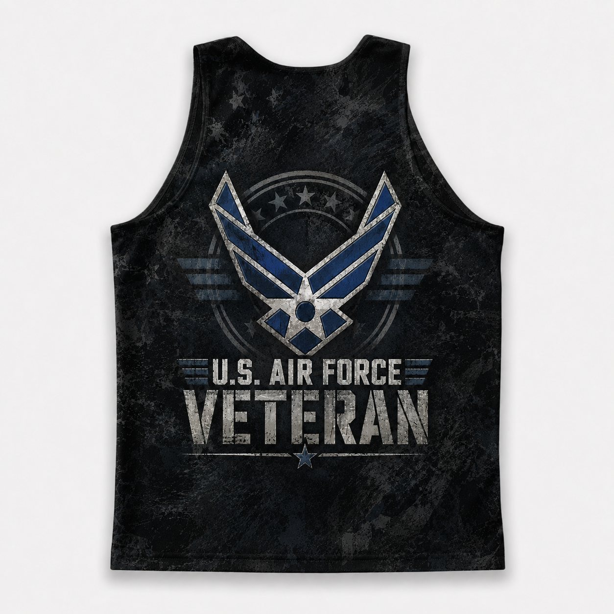 Veteran Running Tank Top - US Air Force Veteran V8 Tech Singlet