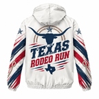 Custom Name Texas Rodeo Run Running Windbreaker Jacket