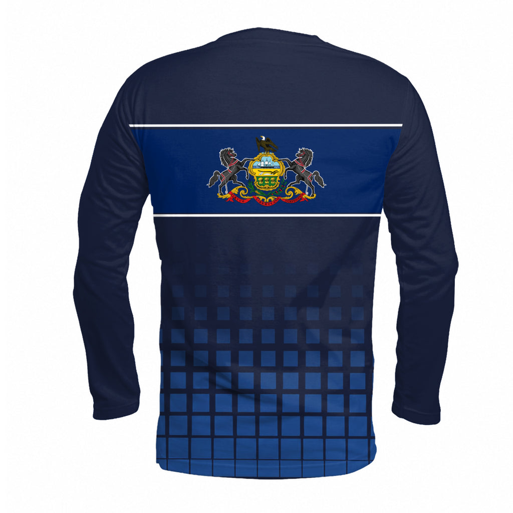 Pennsylvania State Pride Long Sleeve Running T-Shirt