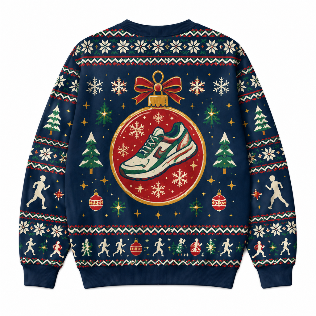 Running On Christmas Spirit Sweater