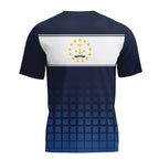 Rhode Island State Pride Tech Running T-Shirt