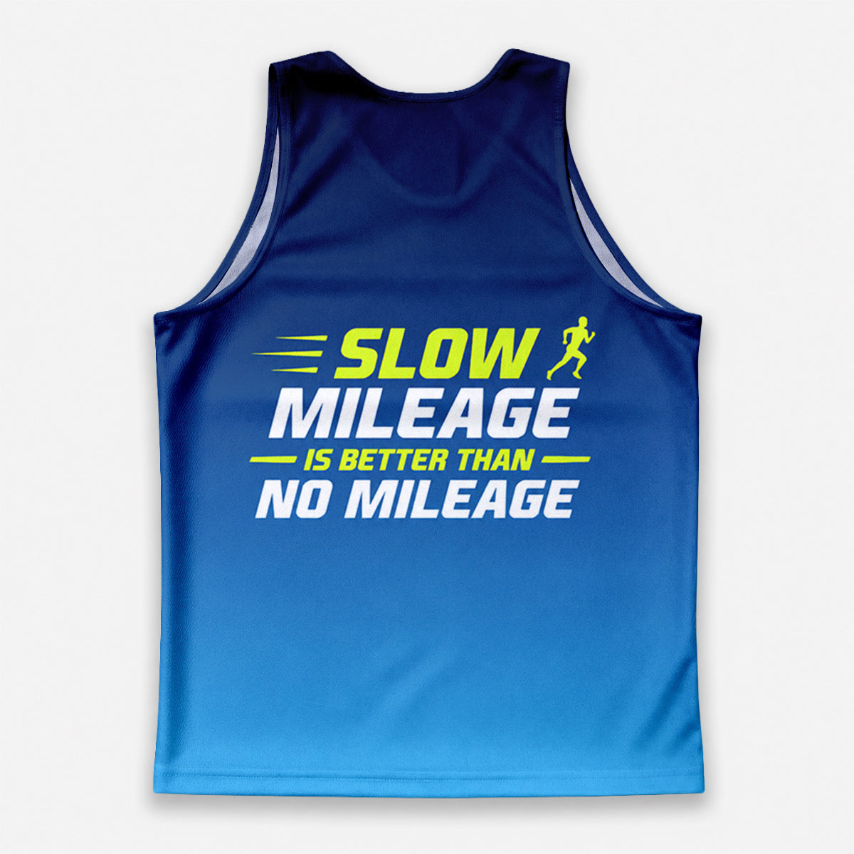 Funny Running Tank Top _ Slow Milegae Tech Running Singlet