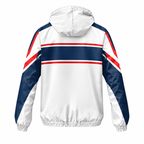 Custom Name States Clean Stripe Motion Running Windbreaker Jacket