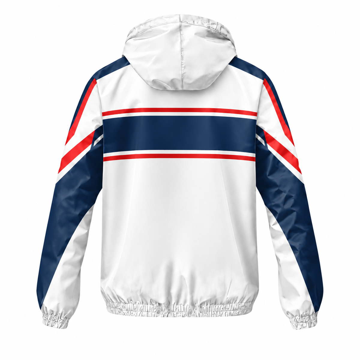 Custom Name States Clean Stripe Motion Running Windbreaker Jacket