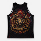 Men's Running Tank Top Firefighter Guardian Of The Flame Running Singlet