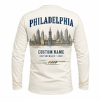Custom Name Philly Architectural Finisher Running Long Sleeve Shirt