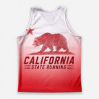 Halftone Star & Bear California State Running Tank Top