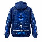 Custom Name Air Force Mission Miles Running Windbreaker Jacket