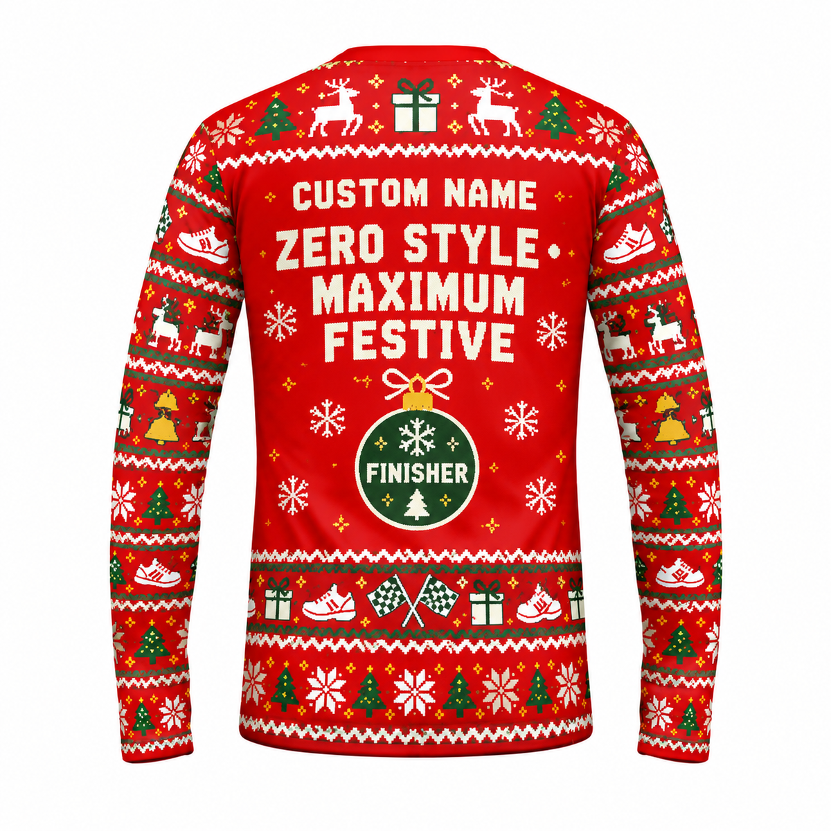 Custom Name Ugly Pace Club Running Long Sleeve Shirt