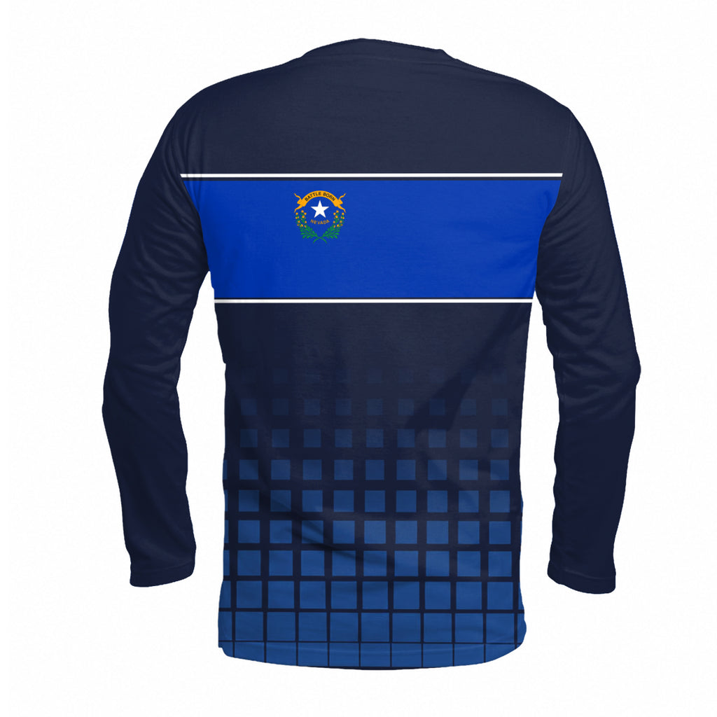 Nevada State Pride Long Sleeve Running T-Shirt