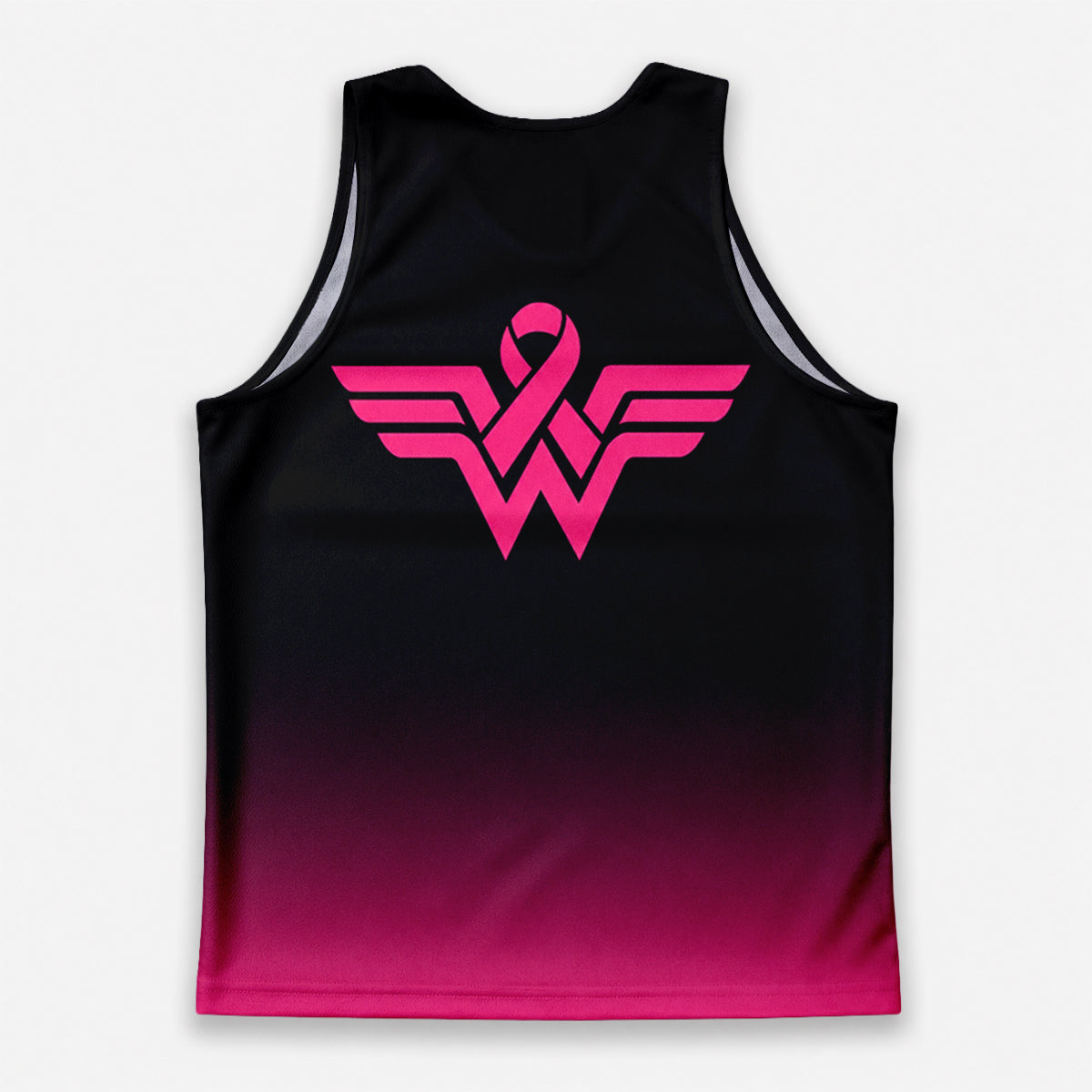Cancer Fighter Running Tank Top Pink Ribbon Running Singlet for Men and Women