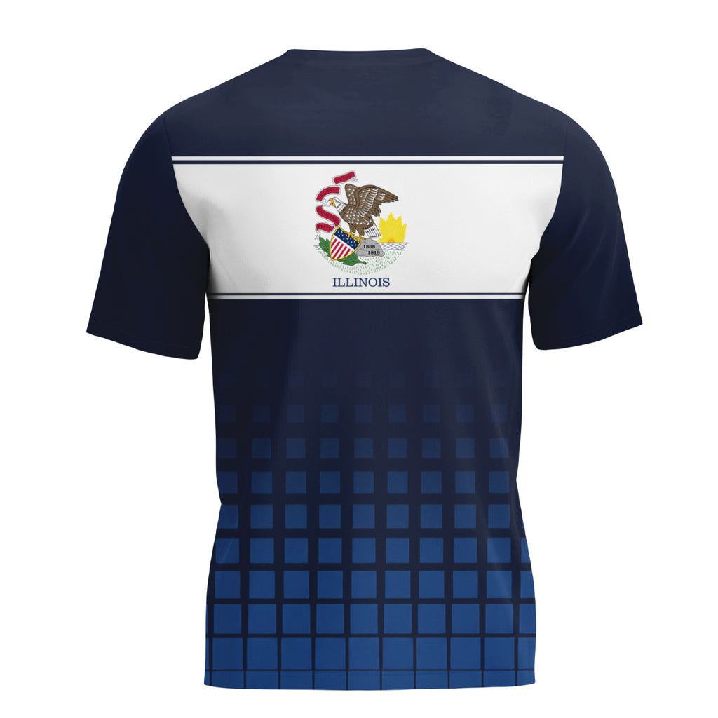 Illinois State Pride Tech Running T-Shirt