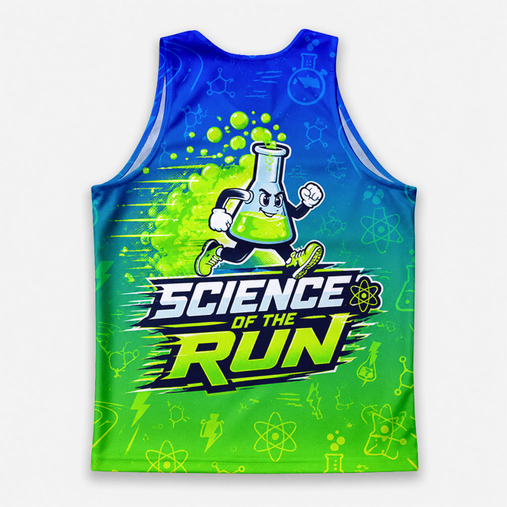 Teacher Running Tank Top Science Teacher Runner Tech Running Singlet