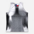 Monochrome Texas Running Tank Top _ State Pride Tech Running Singlet